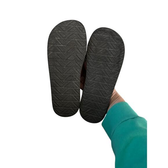 Reef Men's Brown Twinpin Rubber Flip Flop Sandals Size 8 - Picture 5 of 5